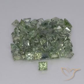 0.22克拉天然蓝宝石，正方形，VVS-VS