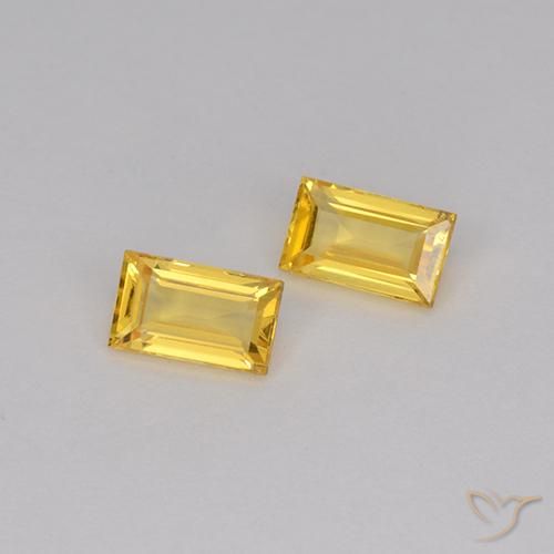 0.75克拉天然蓝宝石，狭长方形，VS