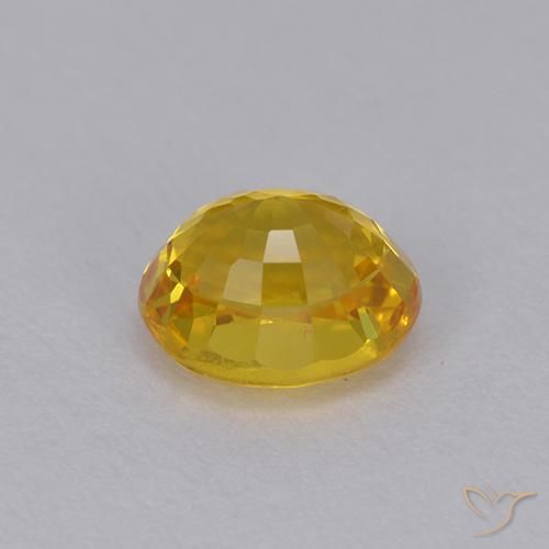 1.01克拉天然蓝宝石，椭圆形，VVS