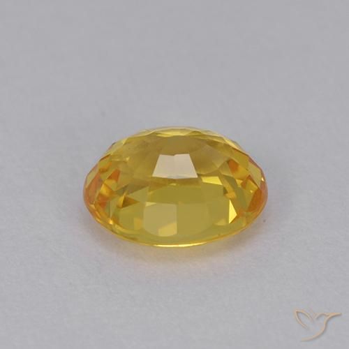 0.99克拉天然蓝宝石，椭圆形，VVS