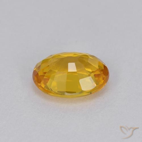 0.98克拉天然蓝宝石，椭圆形，VVS