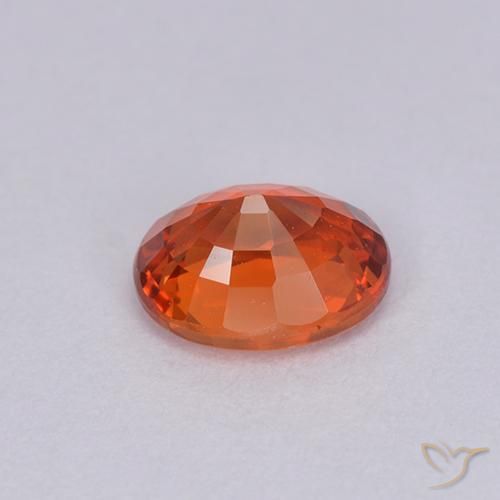 0.88克拉天然蓝宝石，椭圆形，VVS