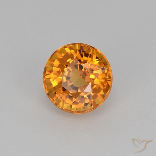 0.98克拉天然蓝宝石，圆形的，VVS
