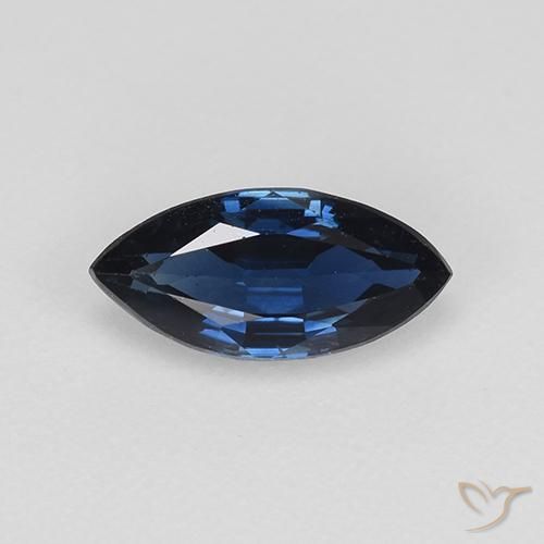 0.79ct 天然 暮光蓝 蓝宝石, 榄尖形, VVS-VS