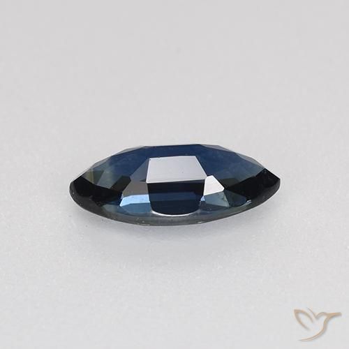 0.69克拉天然蓝宝石，榄尖形，VVS-VS