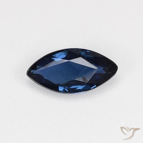 0.66ct 天然 午夜蓝 蓝宝石, 榄尖形, VVS-VS