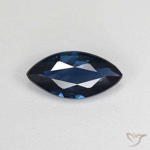 0.67ct 天然 午夜蓝 蓝宝石, 榄尖形, VVS-VS