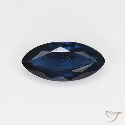 0.72ct 天然 午夜蓝 蓝宝石, 榄尖形, VVS-VS