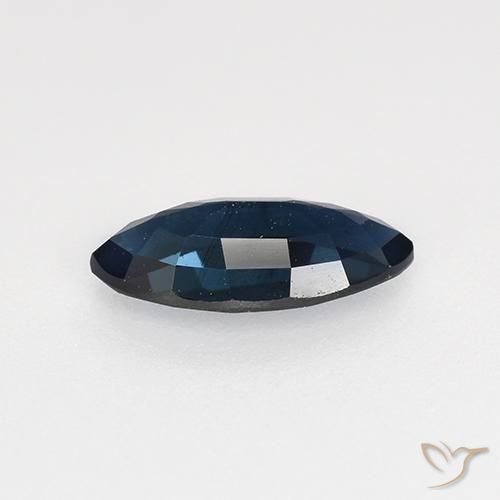 0.72克拉天然蓝宝石，榄尖形，VVS-VS