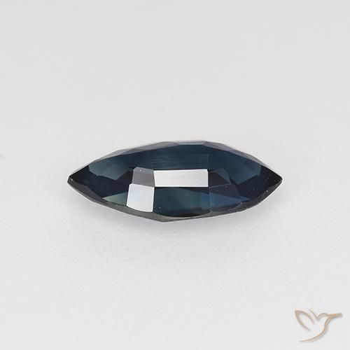 0.66克拉天然蓝宝石，榄尖形，VVS-VS