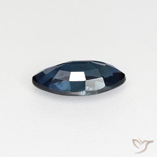 0.67克拉天然蓝宝石，榄尖形，VVS-VS