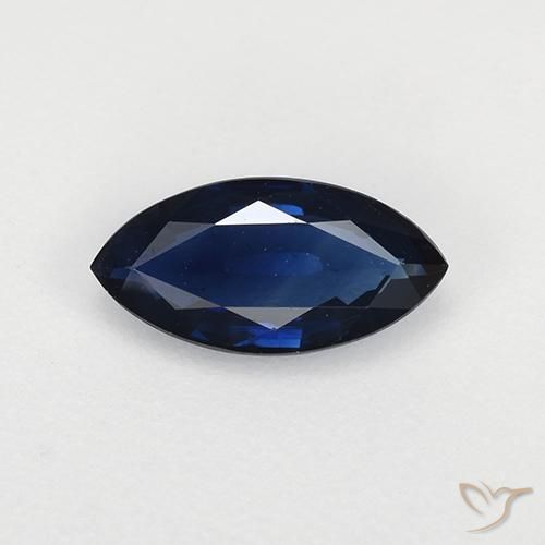 0.67ct 天然 暮光蓝 蓝宝石, 榄尖形, VVS-VS
