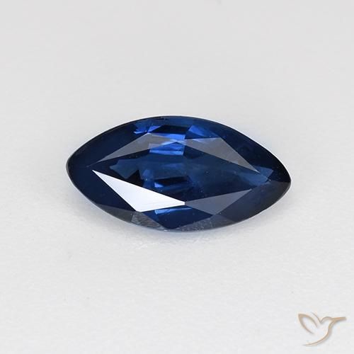 0.71ct 天然 皇家蓝色 蓝宝石, 榄尖形, VS