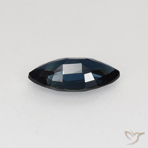 0.62克拉天然蓝宝石，榄尖形，VVS