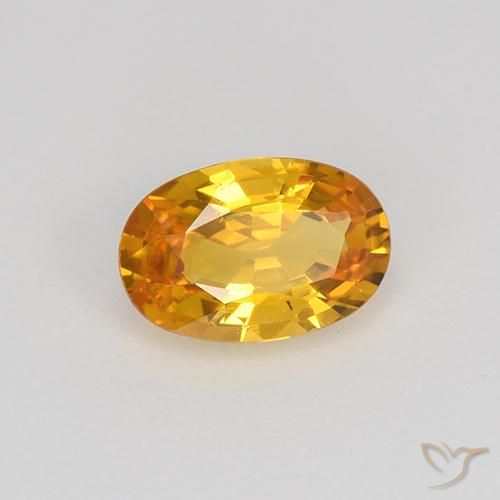 0.67克拉天然蓝宝石，椭圆形，VVS-VS