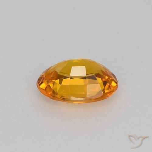 0.71克拉天然蓝宝石，椭圆形，VVS-VS