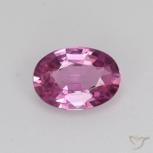 0.69ct 天然 中紫色 蓝宝石, 椭圆形, VVS