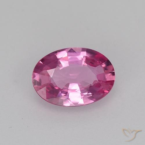 0.62ct 天然 中紫色 蓝宝石, 椭圆形, VVS