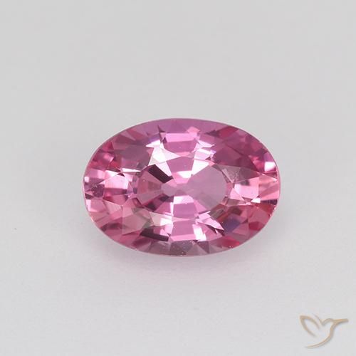 0.73ct 天然 粉紫色 蓝宝石, 椭圆形, VVS