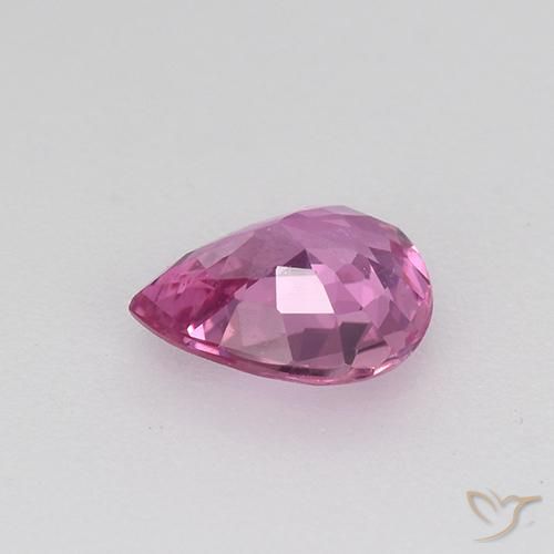 0.57克拉天然蓝宝石，梨形，VVS