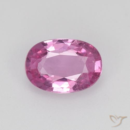 0.70ct 天然 皇家紫粉色 蓝宝石, 椭圆形, VVS-VS