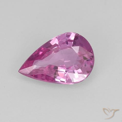 0.64ct 天然 深桑格利亚汽酒 蓝宝石, 梨形, VVS-VS