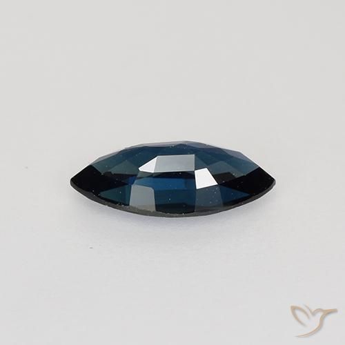 0.66克拉天然蓝宝石，榄尖形，VVS