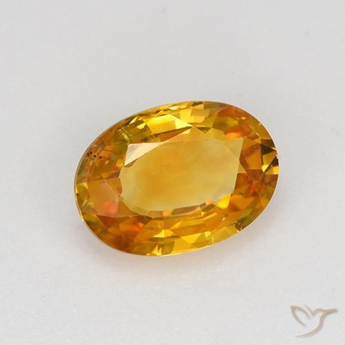 0.82克拉天然蓝宝石，椭圆形，VVS-VS