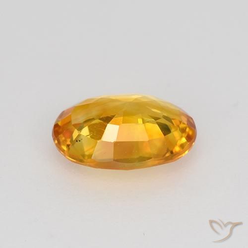 0.82克拉天然蓝宝石，椭圆形，VVS-VS