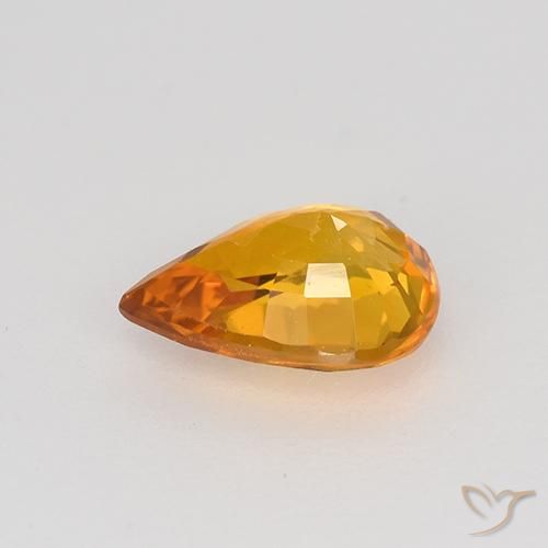 0.72克拉天然蓝宝石，梨形，VVS