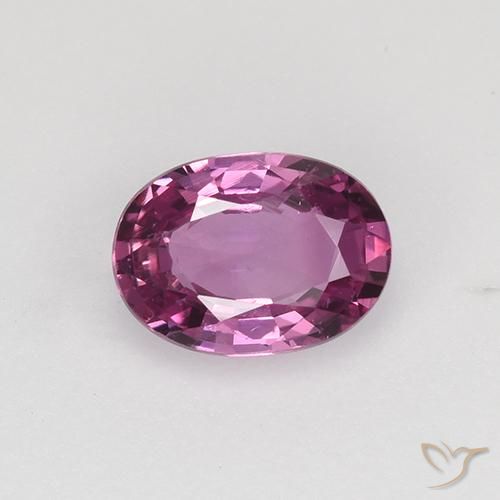 0.82ct 天然 中紫色 蓝宝石, 椭圆形, VVS-VS