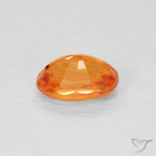 0.78克拉天然蓝宝石，椭圆形，VVS