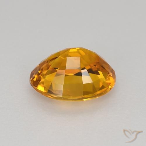 0.80克拉天然蓝宝石，椭圆形，VVS-VS
