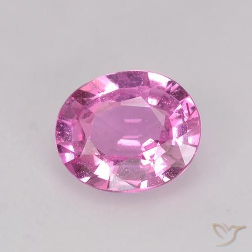 0.73ct 天然 皇家紫粉色 蓝宝石, 椭圆形, VS