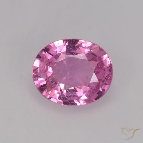 0.78ct 天然 皇家紫粉色 蓝宝石, 椭圆形, VS