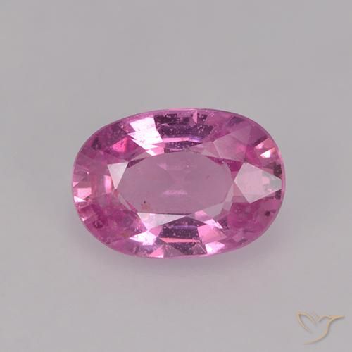 0.73ct 天然 中粉红色 蓝宝石, 椭圆形, VS