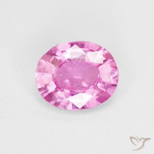 0.68ct 天然 艳粉色 蓝宝石, 椭圆形, VS