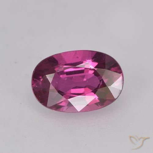 0.55ct 天然 亮紫色 蓝宝石, 椭圆形, VVS-VS