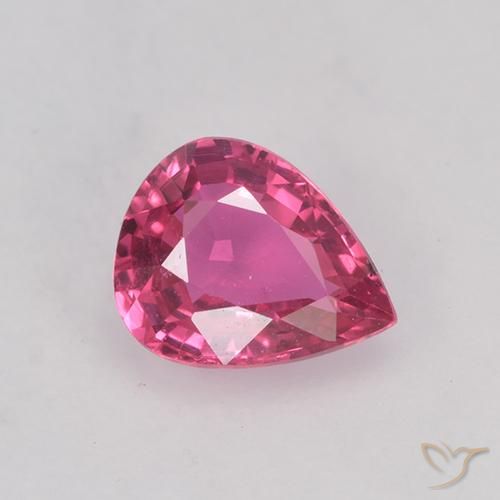 0.69ct 天然 中粉红色 蓝宝石, 梨形, VVS-VS