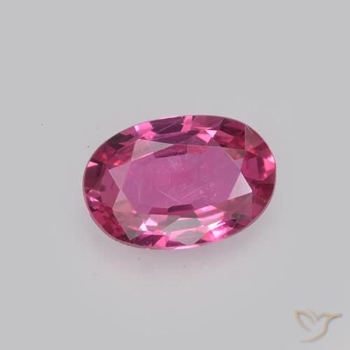 0.49ct 天然 艳粉色 蓝宝石, 椭圆形, VVS-VS