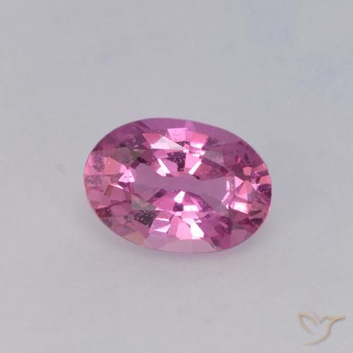 0.71ct 天然 红紫色 蓝宝石, 椭圆形, VVS-VS
