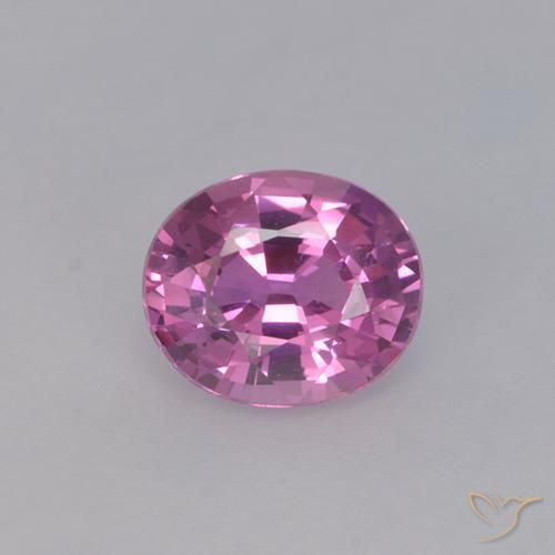 0.86ct 天然 深粉紫 蓝宝石, 椭圆形, VVS-VS