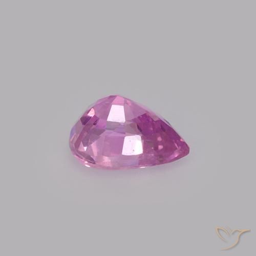 0.62克拉天然蓝宝石，梨形，VVS