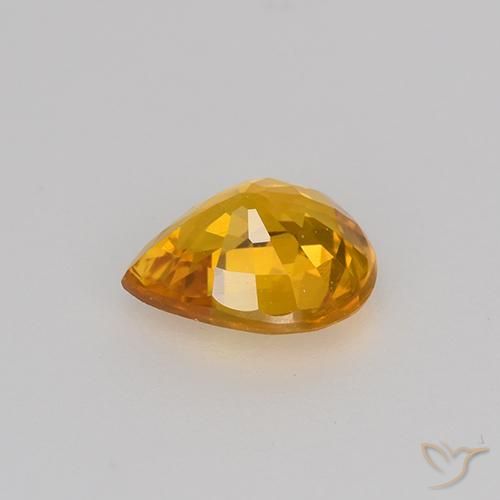 0.70克拉天然蓝宝石，梨形，VVS