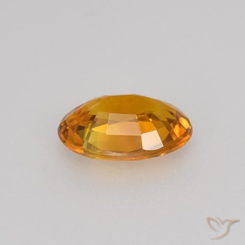 0.72克拉天然蓝宝石，椭圆形，VVS