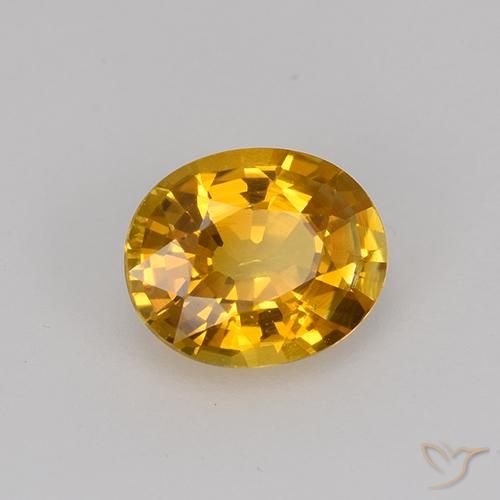 0.75克拉天然蓝宝石，椭圆形，VVS-VS
