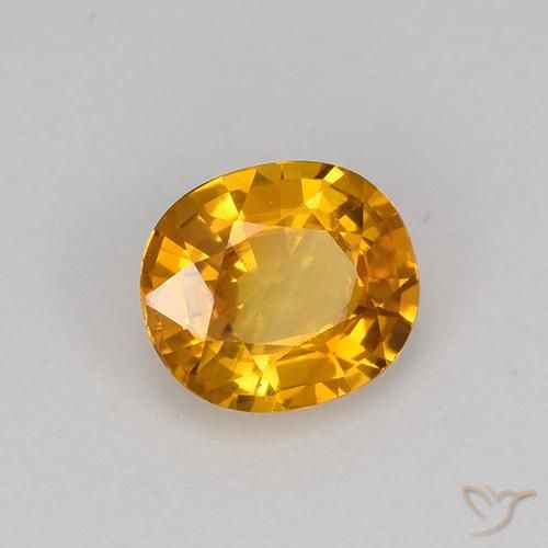 0.75克拉天然蓝宝石，椭圆形，VVS-VS