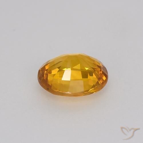 0.75克拉天然蓝宝石，椭圆形，VVS-VS