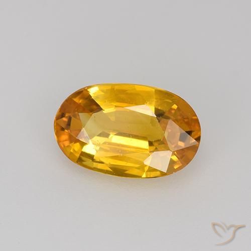 0.83克拉天然蓝宝石，椭圆形，VVS