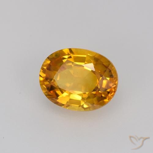 0.81克拉天然蓝宝石，椭圆形，VVS